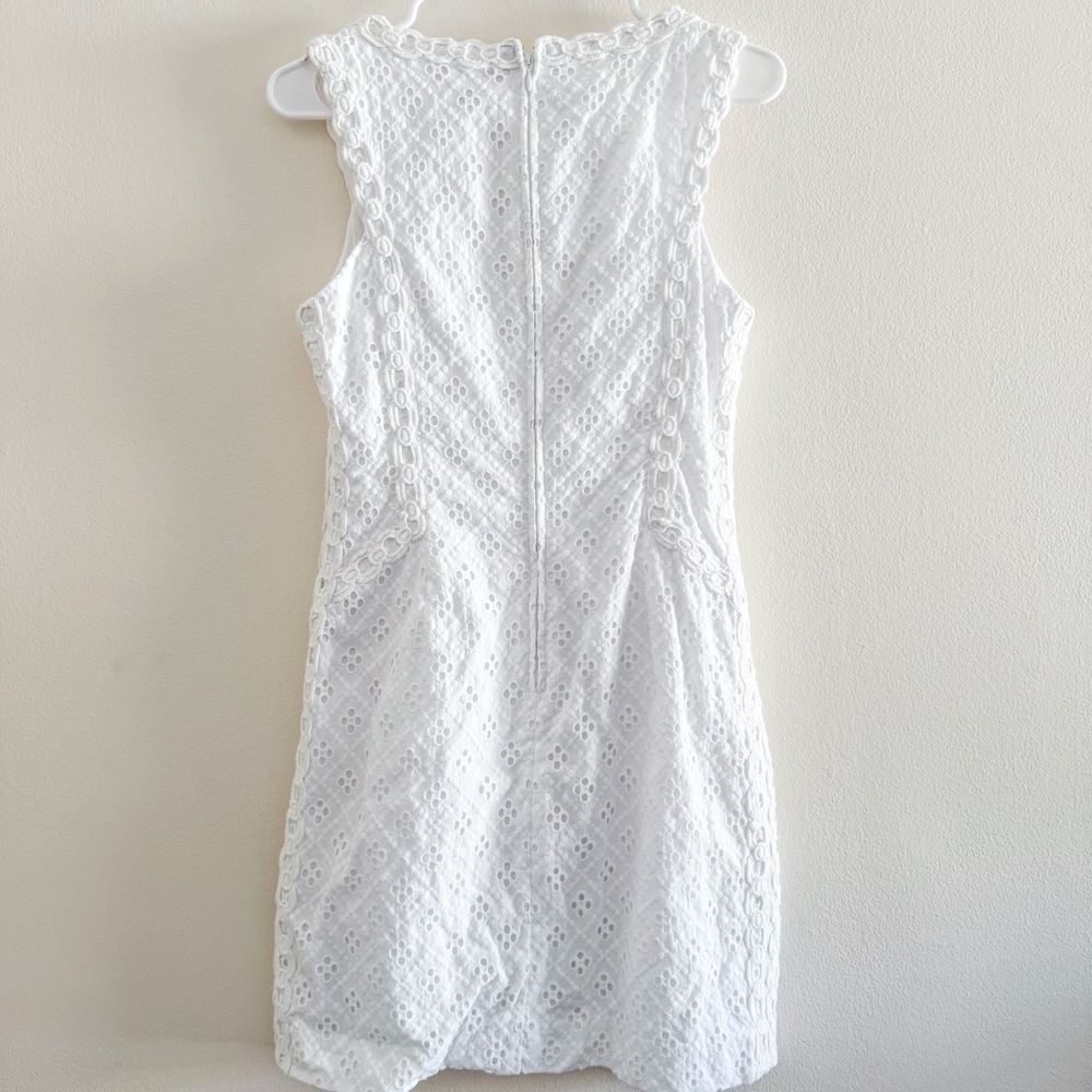 Lilly Pulitzer Eyelet Pattern Shift Sleeveless Dr… - image 2